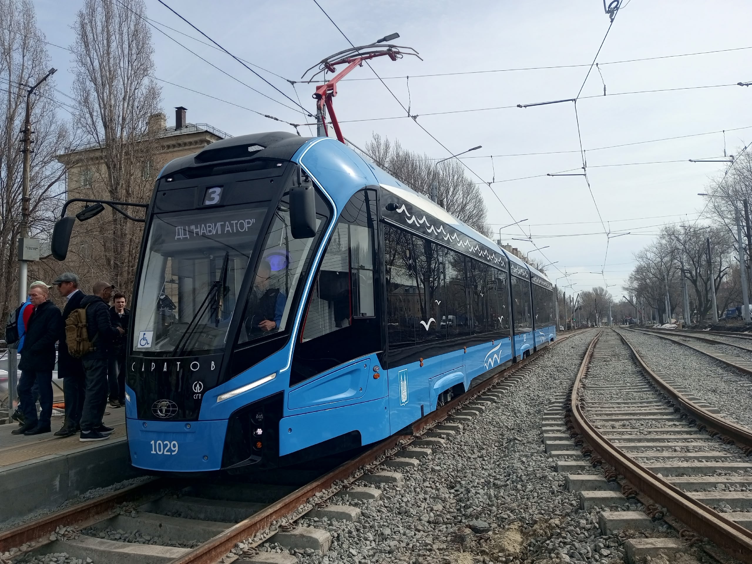 В Саратове журналисты протестировали обновленный маршрут трамвая №3